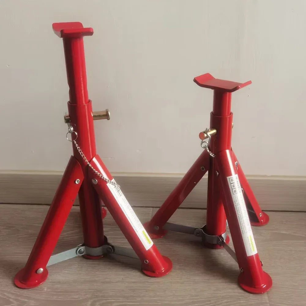 Folding telescopic jack security bracket Auto repair tools 2 Tons 25~36cm 3 Tons 27~45cm Height increasing Tool