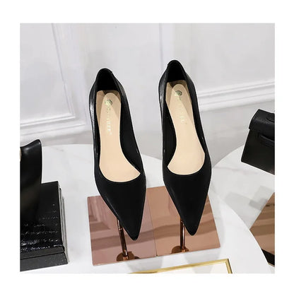 BIGTREE Shoes Women 4.5 Cm Heels Pointed Toe Woman Pumps Fashion Kitten Heels Large Size 34-43 Sexy Mid Heeled Female Shoes 2026