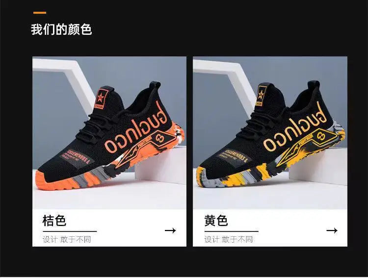 Men Sneakers Mesh Casual Shoes Lac-up Men Shoes Lightweight Vulcanize Shoes Walking Sneakers Man Running Gym Shoes2024