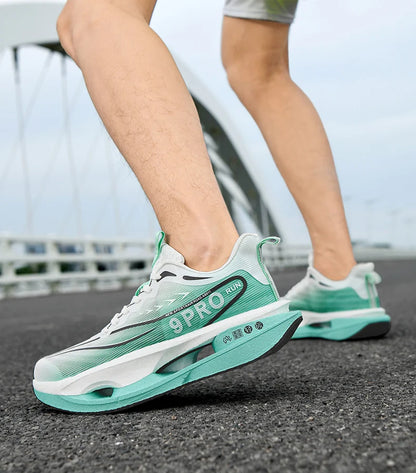 Running Shoes Men Sports Carbon Board Marathon Breathable Light Comfort Women Athletic Sneakers Jogging Tenis Air Cushion 2026