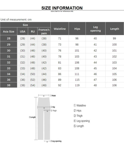 Casual Pants Men Winter New Fleece Business Elastic Waist Slim Korean Warm Thick Brushed Plush Trousers Male 28-38