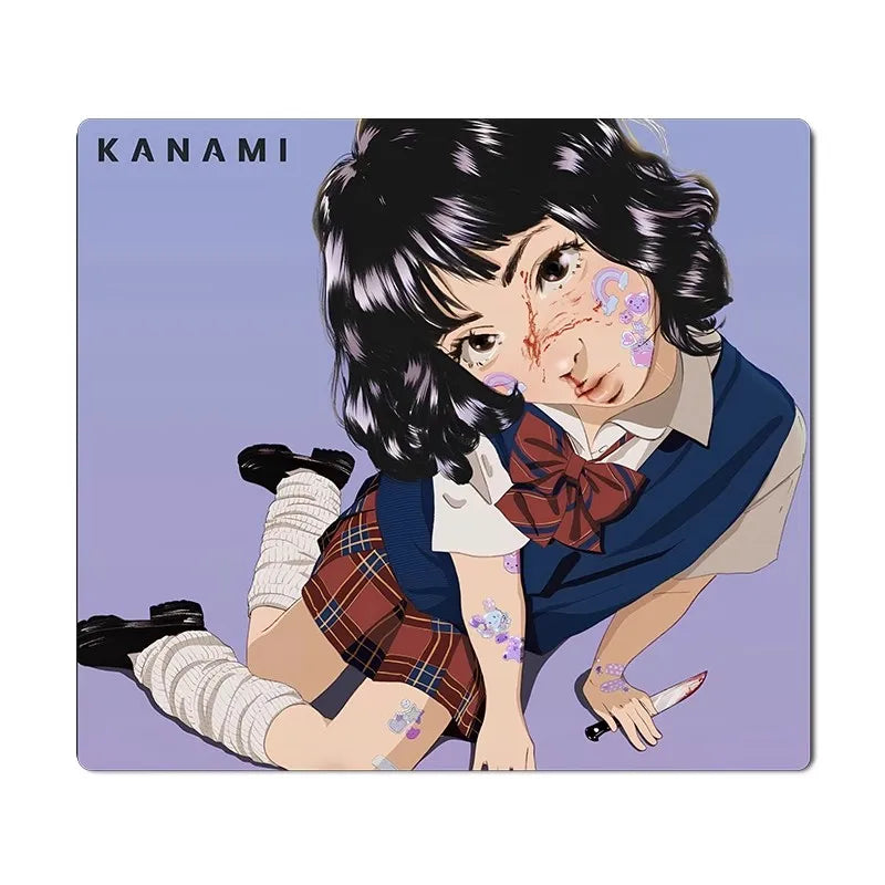 Skypad SORA YUME Glass Gaming Mouse Pad 260x210mm Smooth Frosted Surface Customize Mat FPS Office Esports Game Glass Mouse Pads