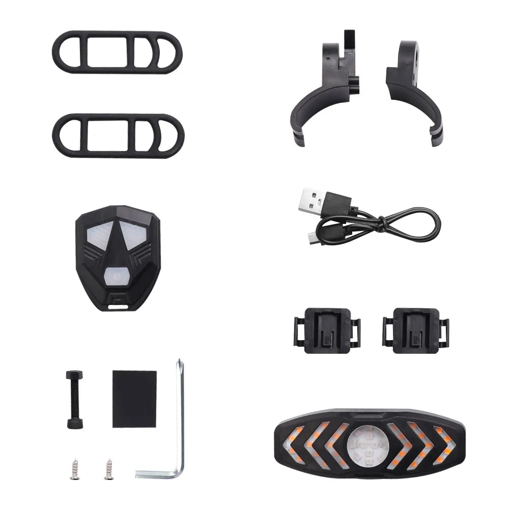 Turn Signal Lamp Modified USB Rechargable Smart Wireless For Xiaomi M365 1S pro Pro2 for MI3 Electric Scooter Flashing Light Par