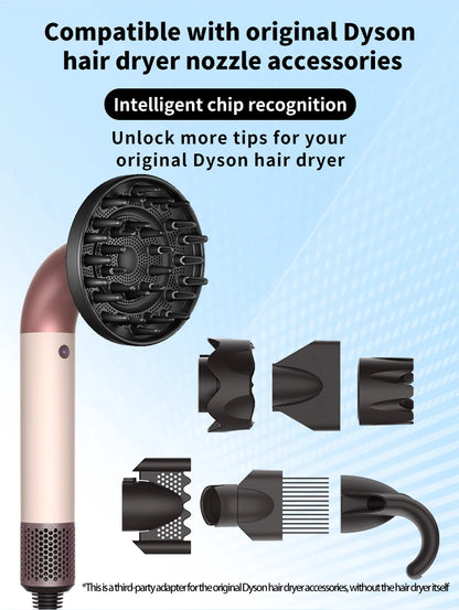 Suitable for Dyson Hair Dryer Drying Cover Hd17 Anti-Flyaway Diffuser Nozzle Dyson Styling Hair Dryer Hd18 Accessories