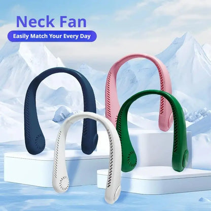Hanging Neck Fan For Outdoor Portable Cooling Lazy Person Mini Hanging Neck Small Fan Bladeless Small Fan