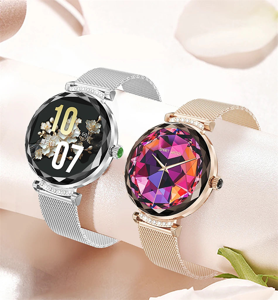 LIGE Fashion Ladies Smart Watch NX7 Pro AMOLED Screen Health Monitoring BT Call Female Women Sport Fitness Tracker Smartwatch