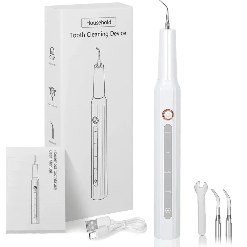 2026 Ultrasonic Tooth Cleaner Dental Scaler Calculus Remover Plaque Tartar Eliminator Dental Stone Removal Teeth Cleaning Tools