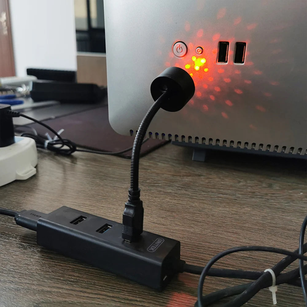 Mini LED Car Roof Star Night Light Projector Atmosphere Galaxy Lamp USB Decorative Adjustable For Auto Roof Room Ceiling Decor