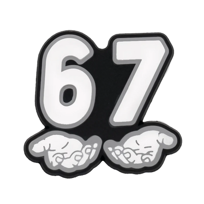 1/9-Piece Angel 67 Shoe Charms, Soccer-Themed Headphone Accessories for Sandals, Dumbbell-Shaped Clogs Gift