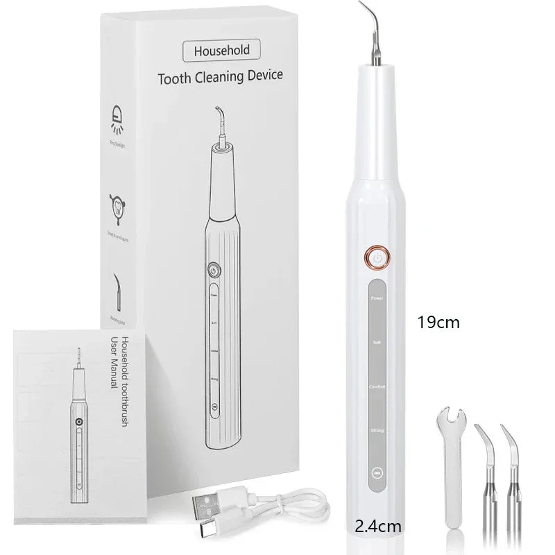 2026 Ultrasonic Tooth Cleaner Dental Scaler Calculus Remover Plaque Tartar Eliminator Dental Stone Removal Teeth Cleaning Tools