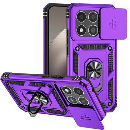 Armor Funda for Xiaomi 15T Pro 5G Case Car Magnetic Holder Ring Phone Case for Xiaomi 15 T Mi15tpro Xiaomi15T Lens Protect Cover