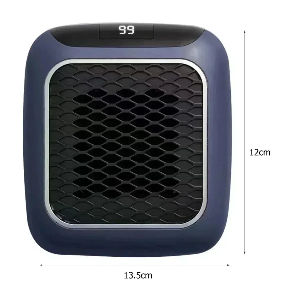 800W Mini Heater, PTC Ceramic Fast Heating Bathroom Heater with Remote Control, Wall Mounted Electric Heater for Indoor Use