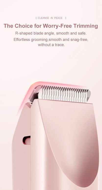 Electric Razors for Women 2in1 Bikini Trimmer Facial Mustache Shavers for Ladies Body Underarms Legs Portable Painless Epilator