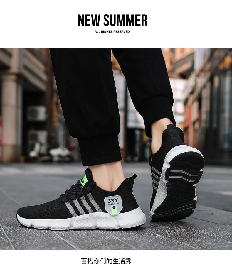 Men Shoes Autumn Soft Casual Shoes Lightweight Mesh Sports Running Shoes Men Sneakers Tenis Masculino Zapatillas Hombre