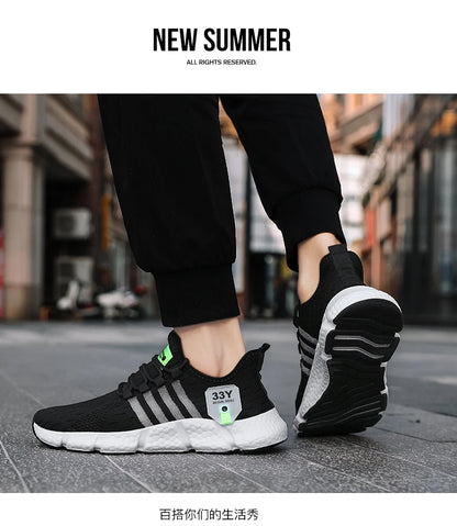 Men Shoes Autumn Soft Casual Shoes Lightweight Mesh Sports Running Shoes Men Sneakers Tenis Masculino Zapatillas Hombre