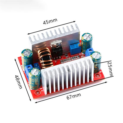 1pc 8.5-50V to 10-60V Voltage Charger Step Up Module DC 400W 15A Step-up Boost Converter Constant Current Power Supply LED Drive