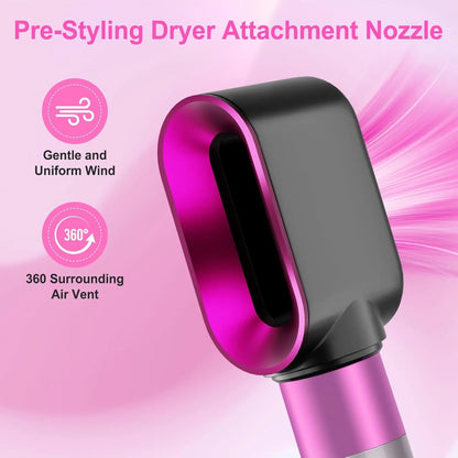 Pre-Styling Dryer Attachment for Dyson Airwrap HS01 HS05 Fast Dryer Nozzle for Airwrap Styler Nickel Dryer Attachment Diffuser