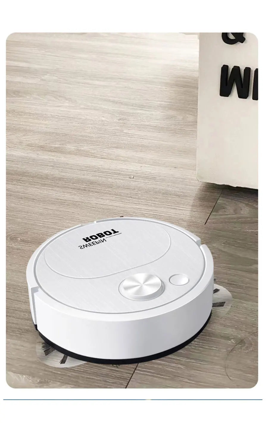 Wireless Smart Robot Sweeping Robot Vacuum Cleaner Mopping 3 In 1 Smart USB 1500Pa Dragging Cleaning Sweep Floor For Home Office