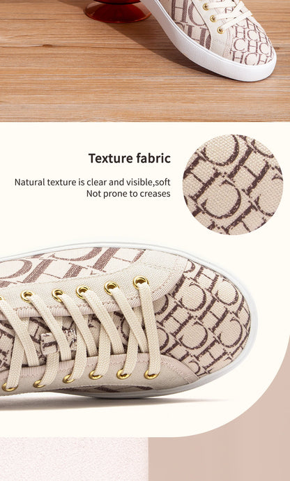 Women's Casual Shoes 2025 Autumn New Comfortable Canvas Shoes Skeleton Correction Women's Walking Shoes