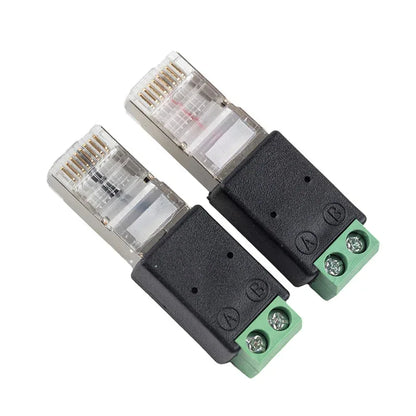 RJ45 to RS485 Converter RJ45 Terminal Adapter RJ45 to RS485 Adapter Crystal Head to Terminal