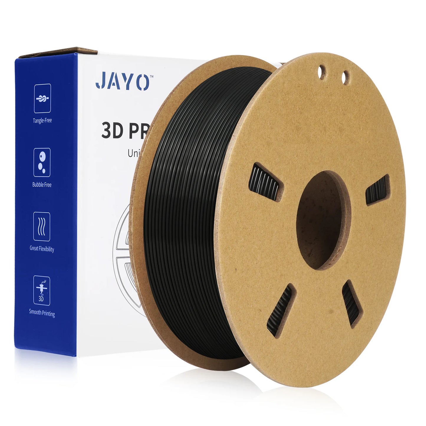 JAYO PETG/PLA+/SILKPLA/PLAMeta/PLAMatte/ABS/ PLA Filament 1.75mm 1.1/0.65KG 3D Printer Filament For FDM 100% No Bubble Mix Color