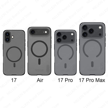 Nillkin For iPhone 17 Pro Max MagSafe Case Frosted Shield Magnetic Case Shockproof Back Cover For iPhone 17 Pro / 17 / Air