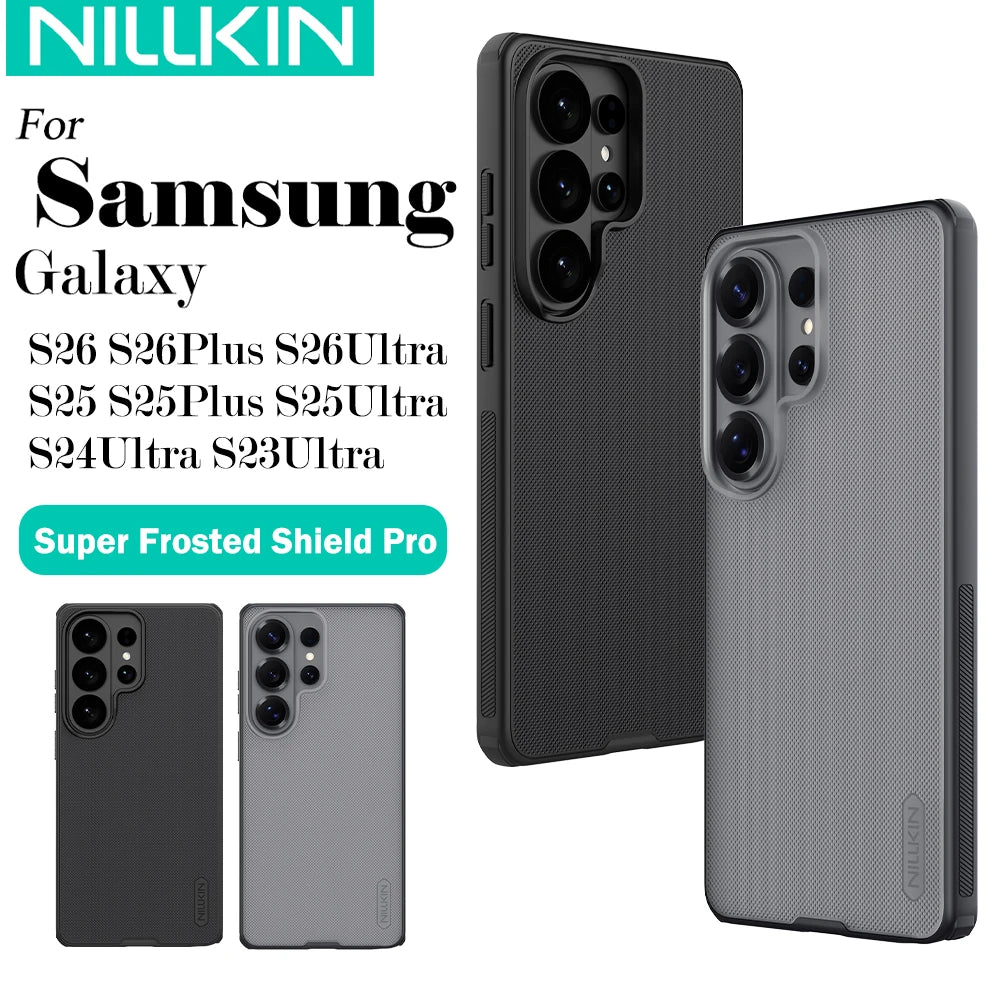 Nillkin For Samsung Galaxy S26 Ultra S26 Plus S25 Ultra S24 Ultra S23 Ultra Series Frosted Shield Pro Phone Protection Case