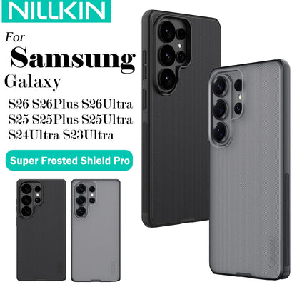 Nillkin For Samsung Galaxy S26 Ultra S26 Plus S25 Ultra S24 Ultra S23 Ultra Series Frosted Shield Pro Phone Protection Case