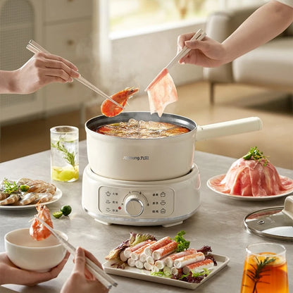 Joyoung Small Split-Type Electric Pot - Household/Dorm, Multi-Function Non-Stick Hot Pot