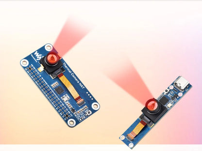Long-wave IR Thermal Imaging Camera Module, Raspberry Pi IR Camera, 80×62 Pixels, Options for FOV and Connector