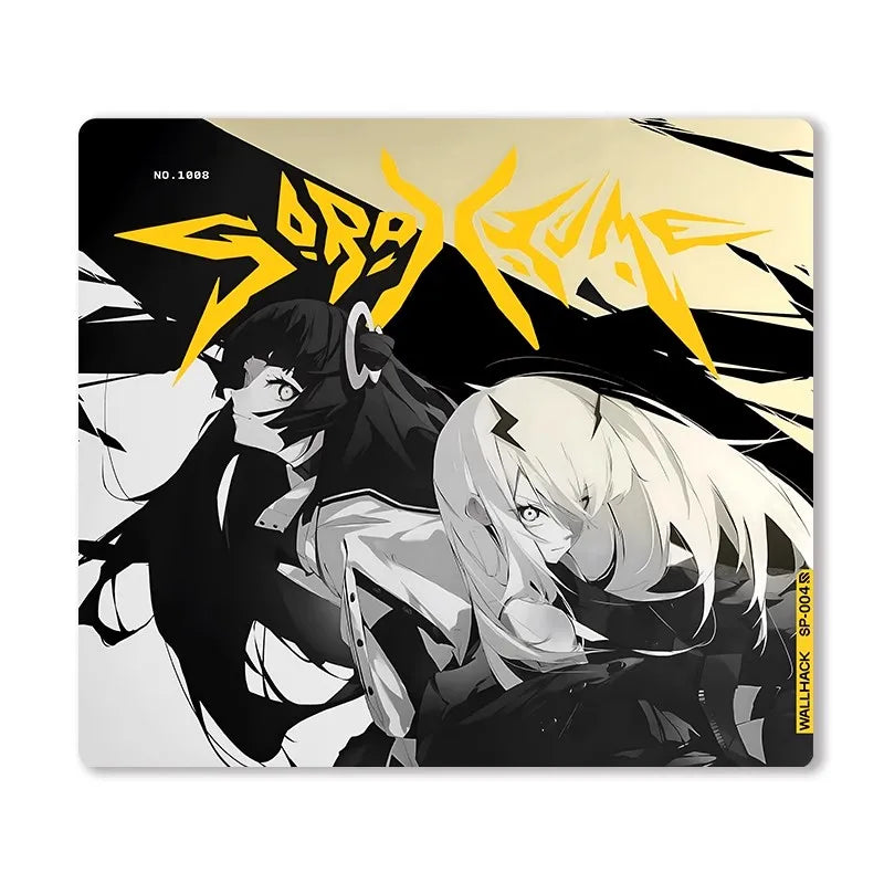 Skypad SORA YUME Glass Gaming Mouse Pad 260x210mm Smooth Frosted Surface Customize Mat FPS Office Esports Game Glass Mouse Pads