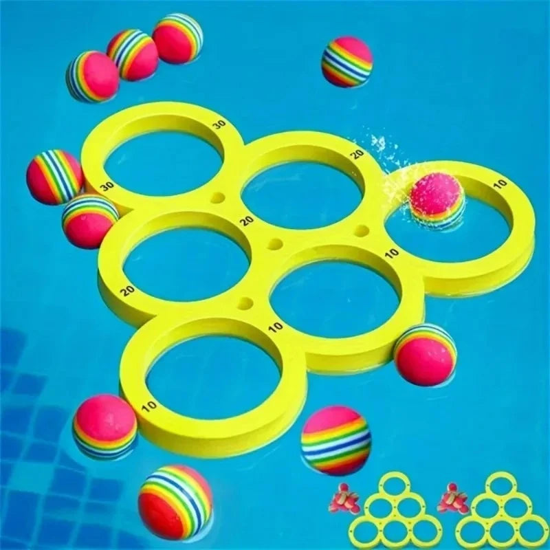 Pool Toy Fun Splash Water Sports Floating Pool Game Toy - Durable EVA Material, Random Color Ball, Perfect for Summer Fun