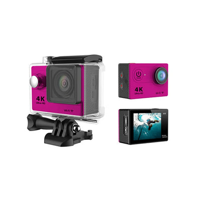 Ultra HD 4K Action Camera H9R WiFi 12MP 2" LCD 30M  Waterproof 170D Remote Control Helmet Bicycle Video Camera Outdoor Sport Cam