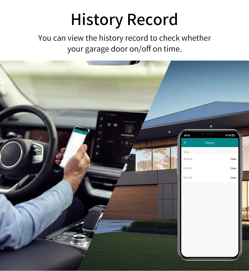 Tuya Smart Garage Door Switch Module Wifi 100-240V Gate Opener Controller for Alexa Google Home Assistant Yandex Voice Control