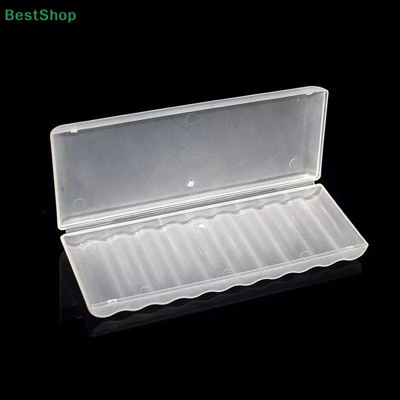 ♥10 Slots Transparent Plastic Battery Storage Box Hard Container Holder Case For AAA/AA Battery Organizer Accessories