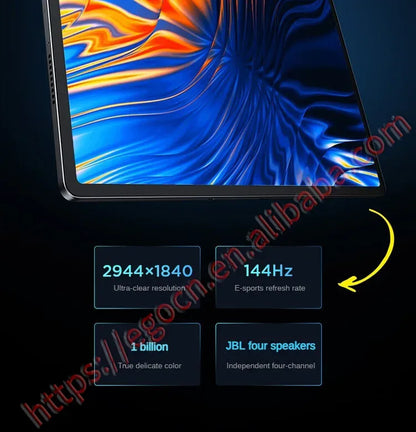 Free Gift Lenovo Pad Pro 2025 Xiaoxin 144Hz JBL 4 speakers 2.9K Android 12.7inch 2nd 10200mAh 45W Charging Big Screen For Study