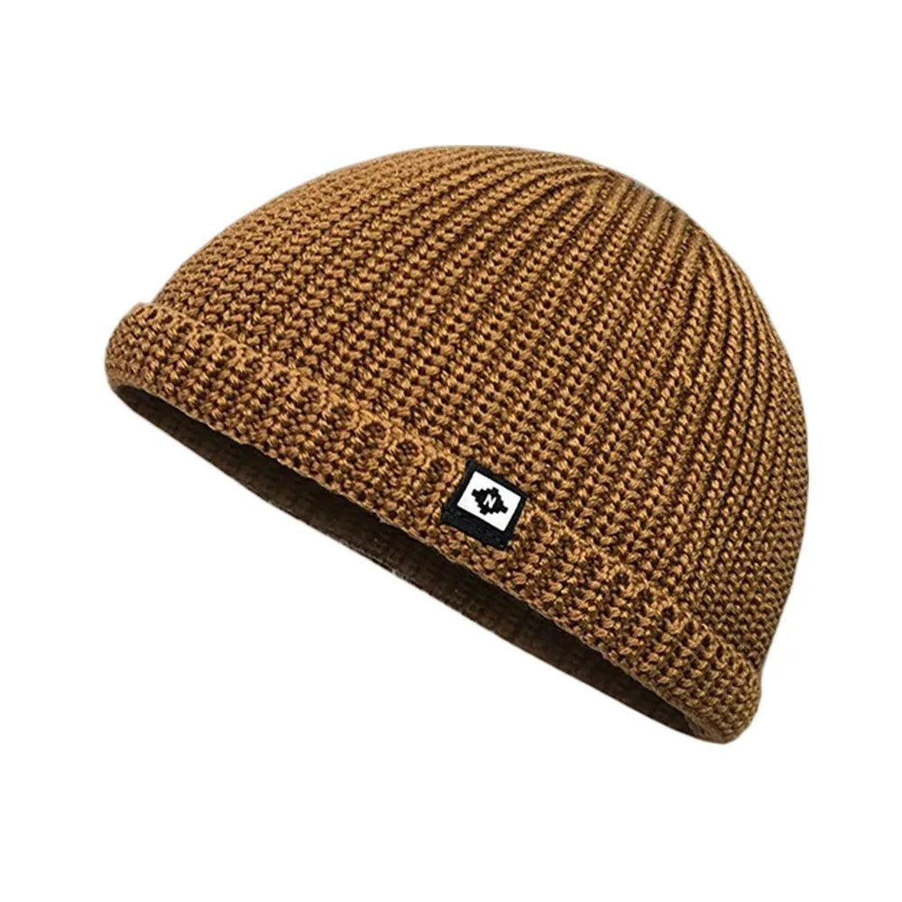 Soft Knitted Hat Windproof Thickened Autumn Winter Hat Ear Protection Hip Hop Hat Warm Bonnets Outdoor