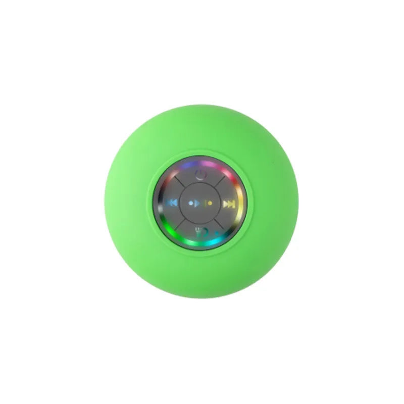 Mini Bluetooth Speaker Waterproof Bathroom Audio Wireless Shower Speakers RGB Light for Phone Soundbar Hand Free Car Loudspeaker