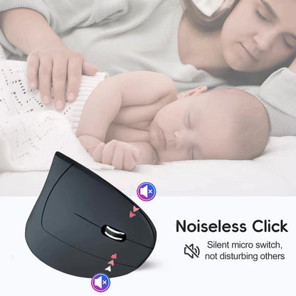 Vertical Mouse Ergonomic Mouse 2.4G Wireless Mouse Silent Mice 6 Buttons Office Mouse 800/1200/1600 DPI for PC Laptop Desktop
