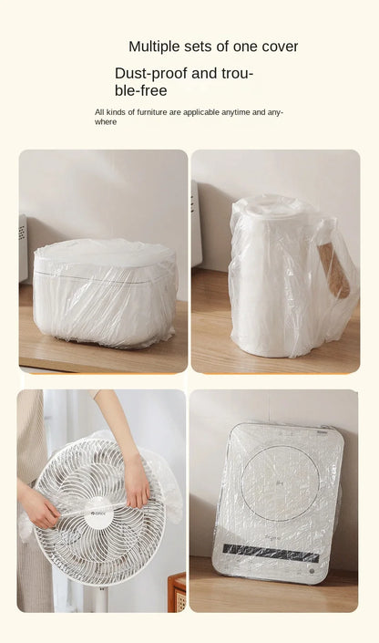 3636 Disposable Dust Cover Household Appliances Extra Large Thickened Fan Rice Cooker Microwave Oven Universal Transparent Cover