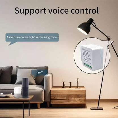 20A 16A Smart WiFi Switch DIY Automation Module 2-way Control CozyLife APP Remote Control Alexa Google Home Voice Control
