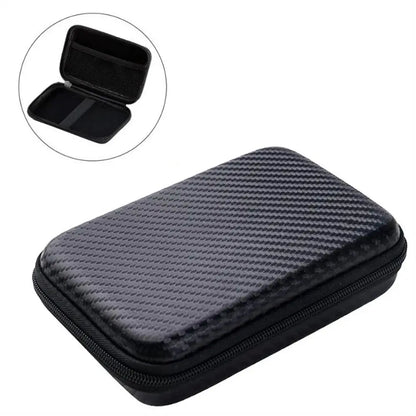 Portable Phone Charger Zipper Bag EVA Protection Case Hard Disk Data Cable Headphone Storage Pocket Pouch Travel Storage Box