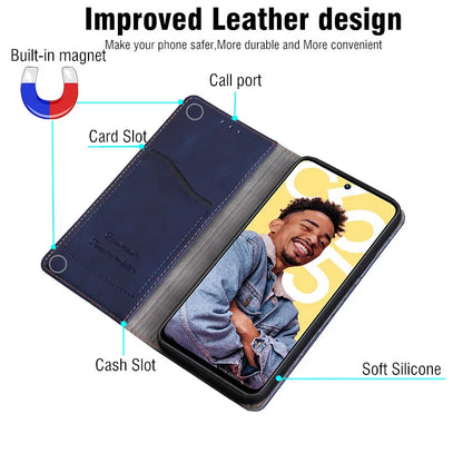 Phone Holster For Vivo IQOO Z10 Turbo Pro Case Etui IQOO Z10 Turbo Cover Wallet Flip Leather IQOO Case 5G Z10 Turbo+ Turbo Plus