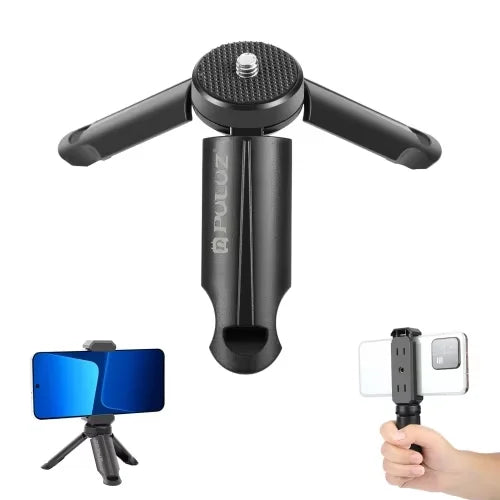 PULUZ Mini Portable Folding Plastic Stand Tripod Tripode&Universal Phone Clamp Bracket Smartphones Holder Clip for xiaomi,huawei