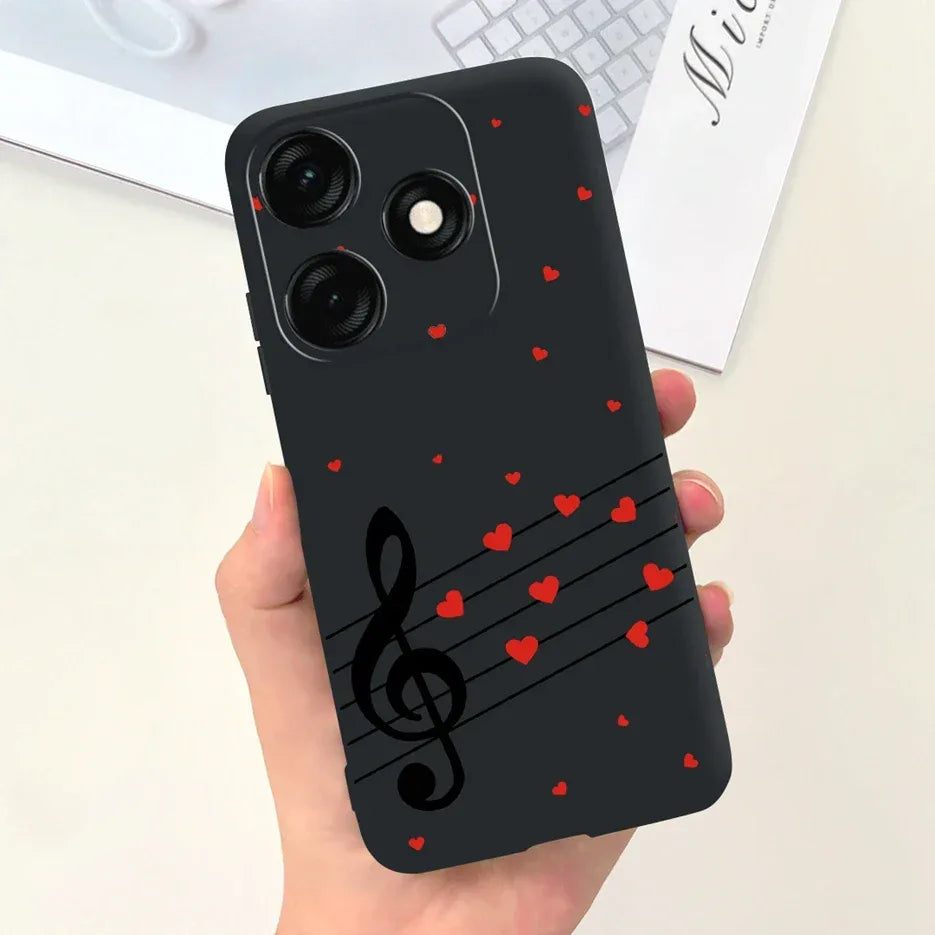 For Tecno Spark 20 Case Spark 20C BG7n Prety Girls Butterfly Painted Phone Case For Tecno Spark 20 Pro Spark20 C Soft TPU Fundas