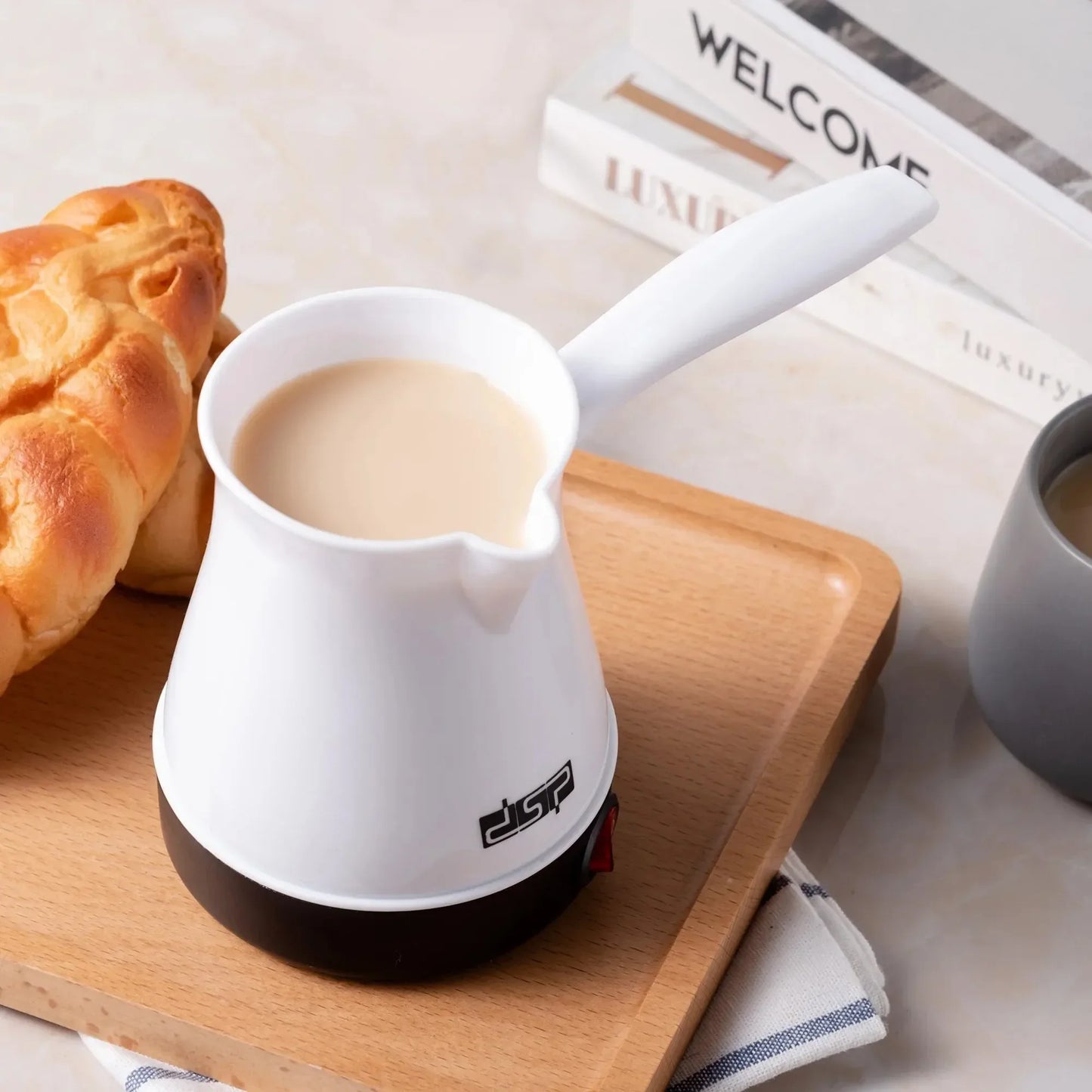 DSP Turkish Coffee Maker Pot 300ML Portable Electrical Tea Coffee Espresso Pot Boiled