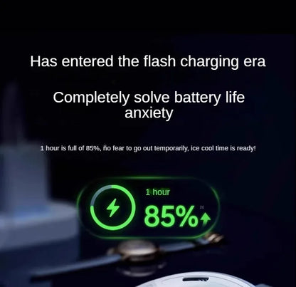 New hanging neck refrigeration mini air conditioner portable portable small electric fan lazy long battery life wearable