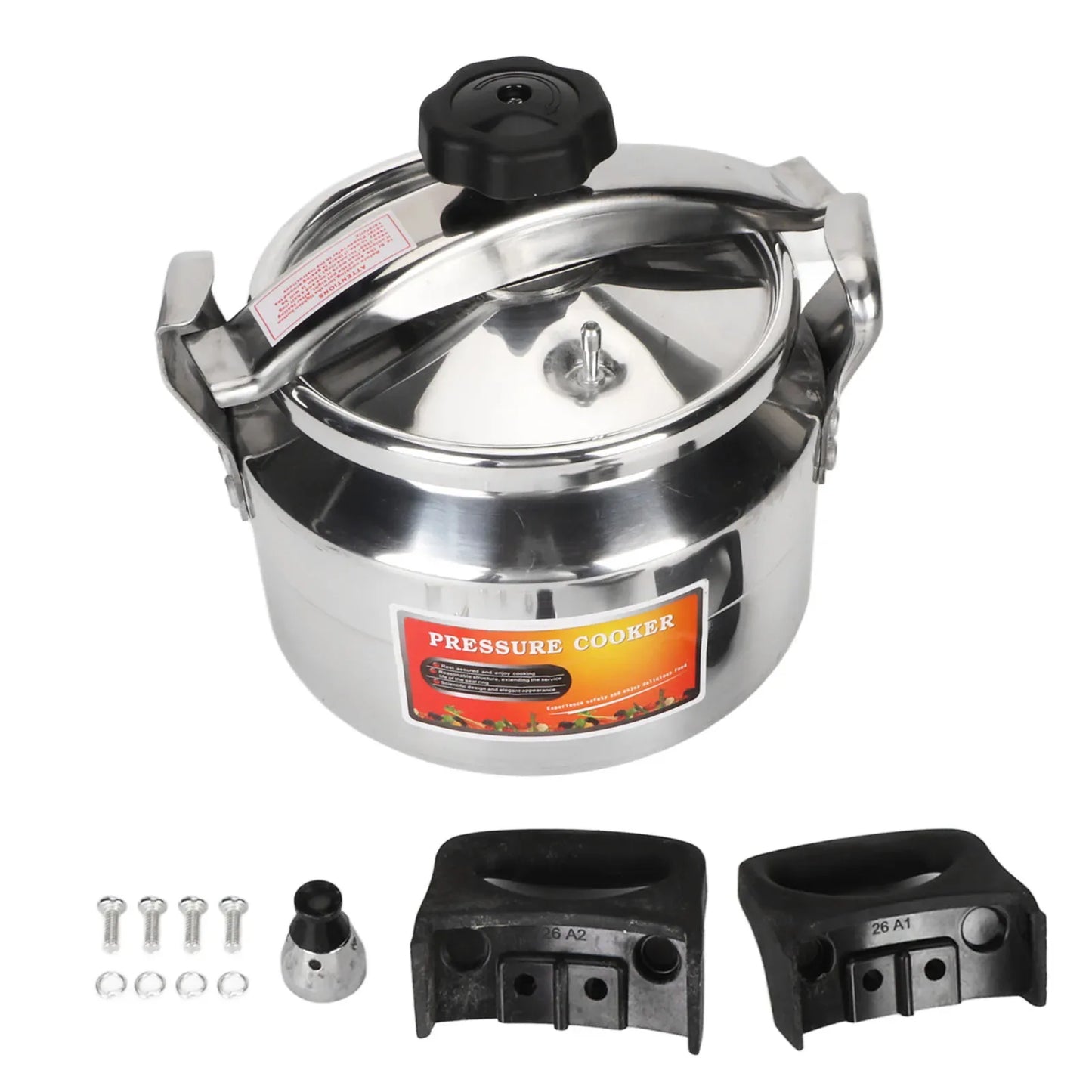Pressure Cooker Explosion Proof Large Capacity Pressure Cooker for Gas Stove Aluminum Alloy Pressure Cooker Home Pressure Cooker