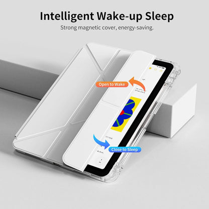 Case for iPad 5th 6th 7th 8th 9th 10th 11th Air 4 5 6 7 Mini 6 7 Case with Pencil Holder, Mutil Angles Folding Y-Shaped Stand Co