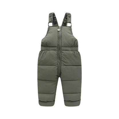 Children Thicken Warm Rompers Boys Girls Autumn Winter Down Pants Kids High Quality Down Trousers Baby Casual Cotton Trousers